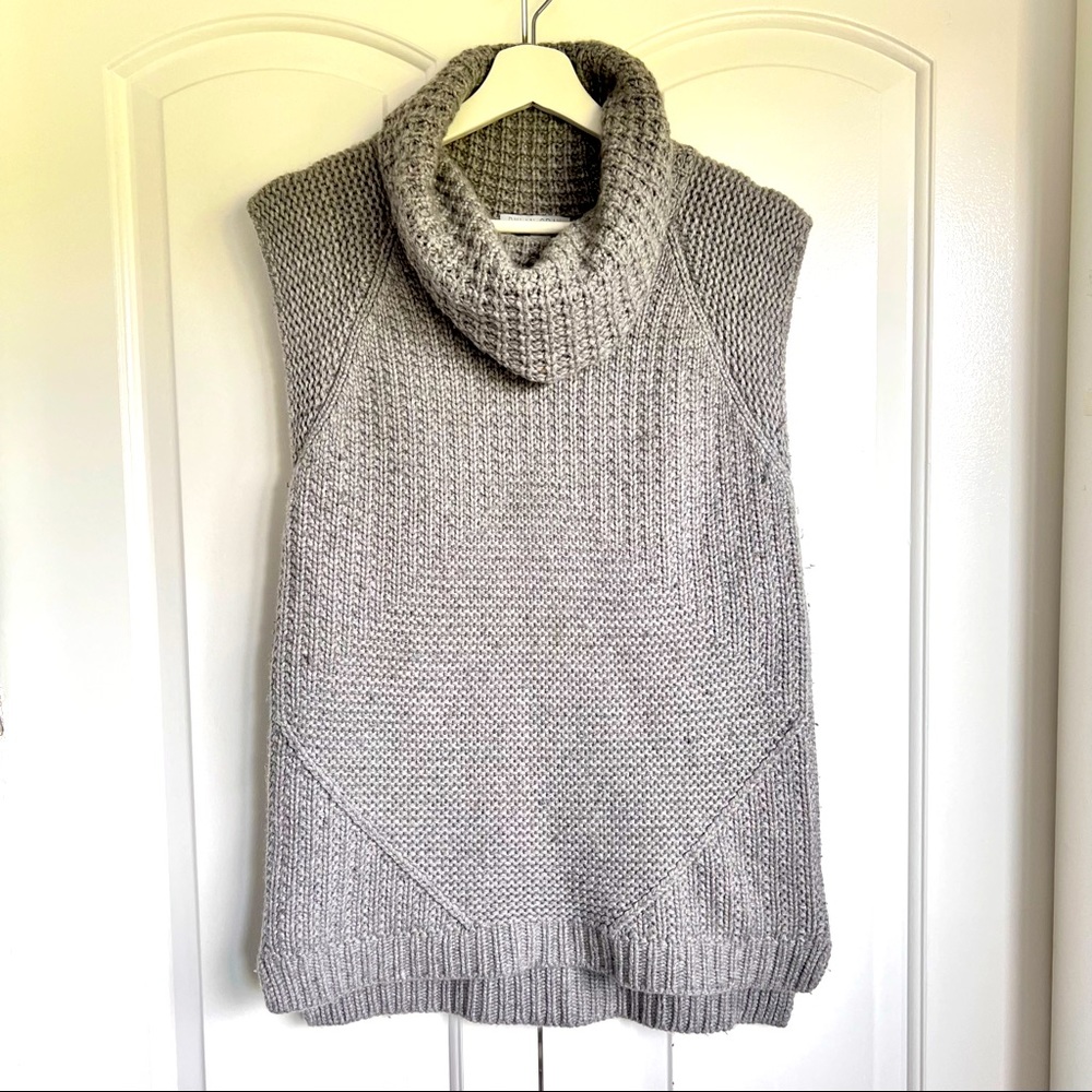 Dylan Gray Sleeveless Cowl Neck Cashmere wool blend sweater sz M